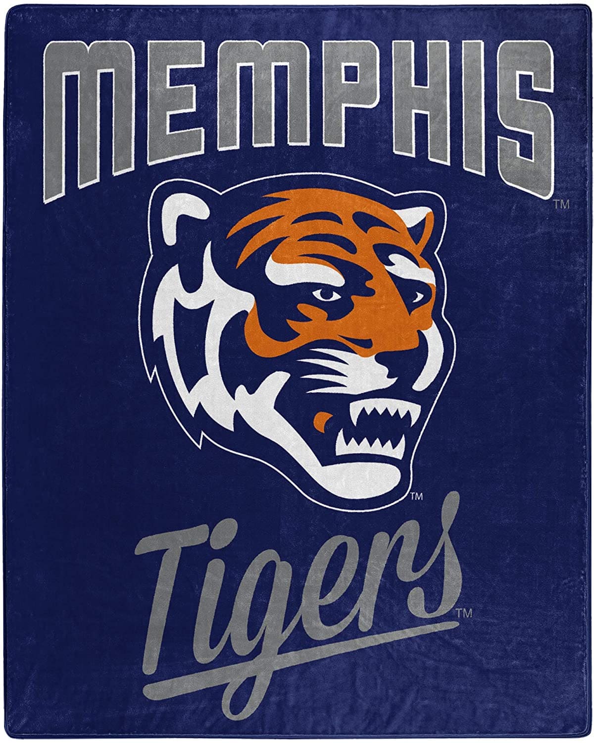 Alumni Silk Touch Throw Blanket Memphis Tigers Fleece Blanket