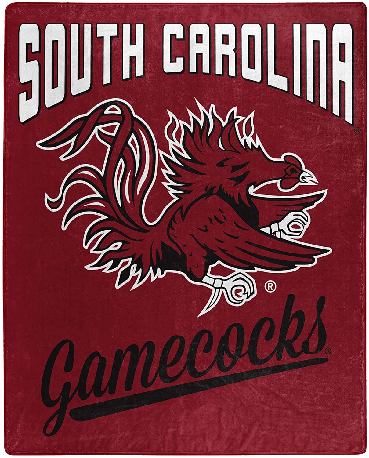 Alumni Silk Touch Throw Blanket South Carolina Gamecocks Fleece Blanket