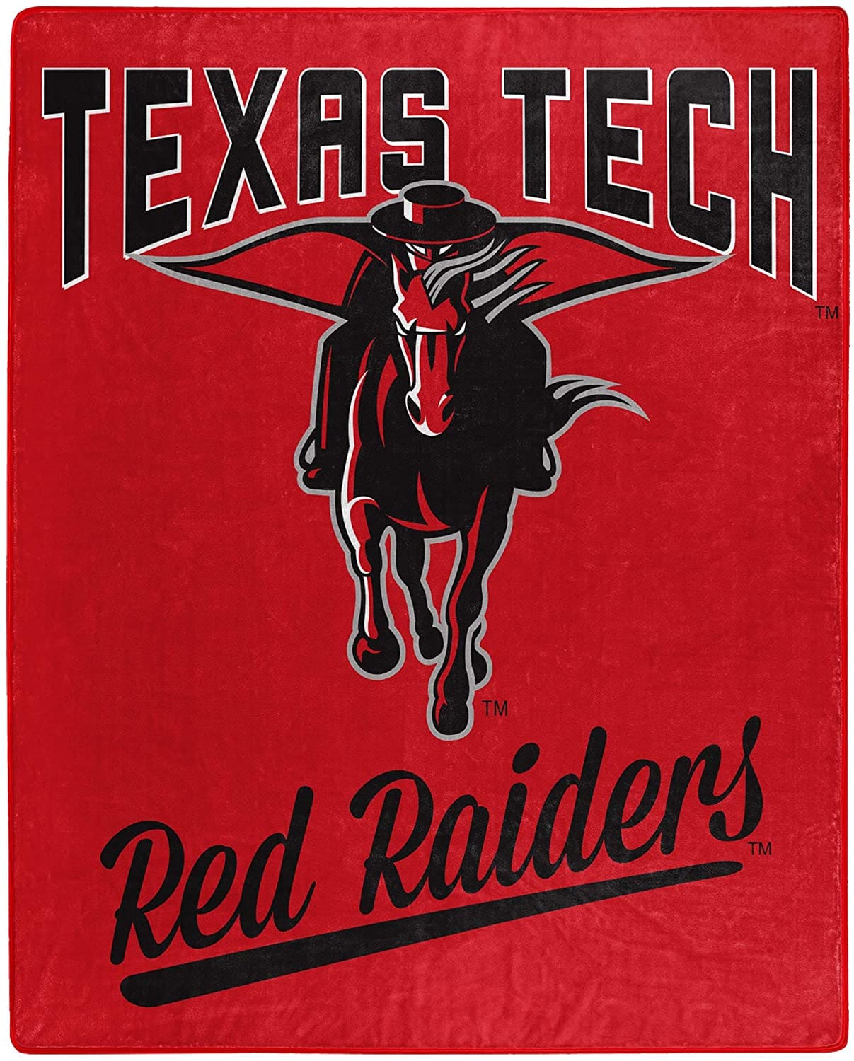 Alumni Silk Touch Throw Blanket Texas Tech Red Raiders Fleece Blanket