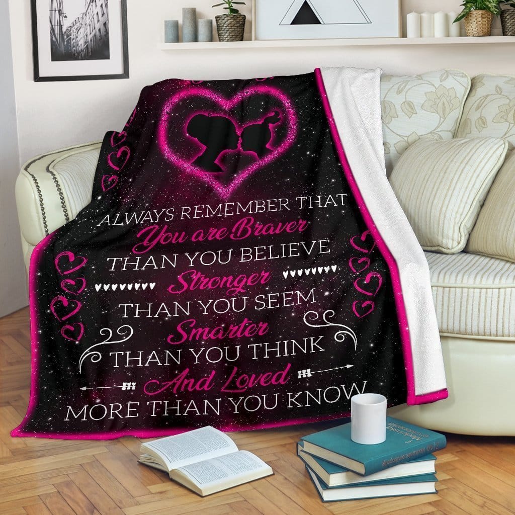 Amazon Best Seller Daughter You Are Stronger Than You Know Dad Fleece Blanket