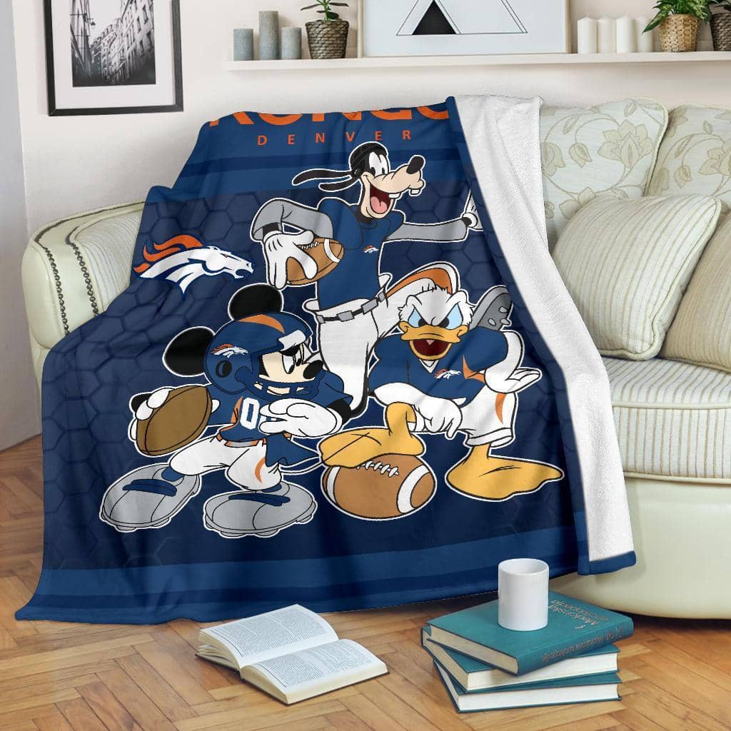 Amazon Best Seller Disney Broncos Team Football Fleece Blanket