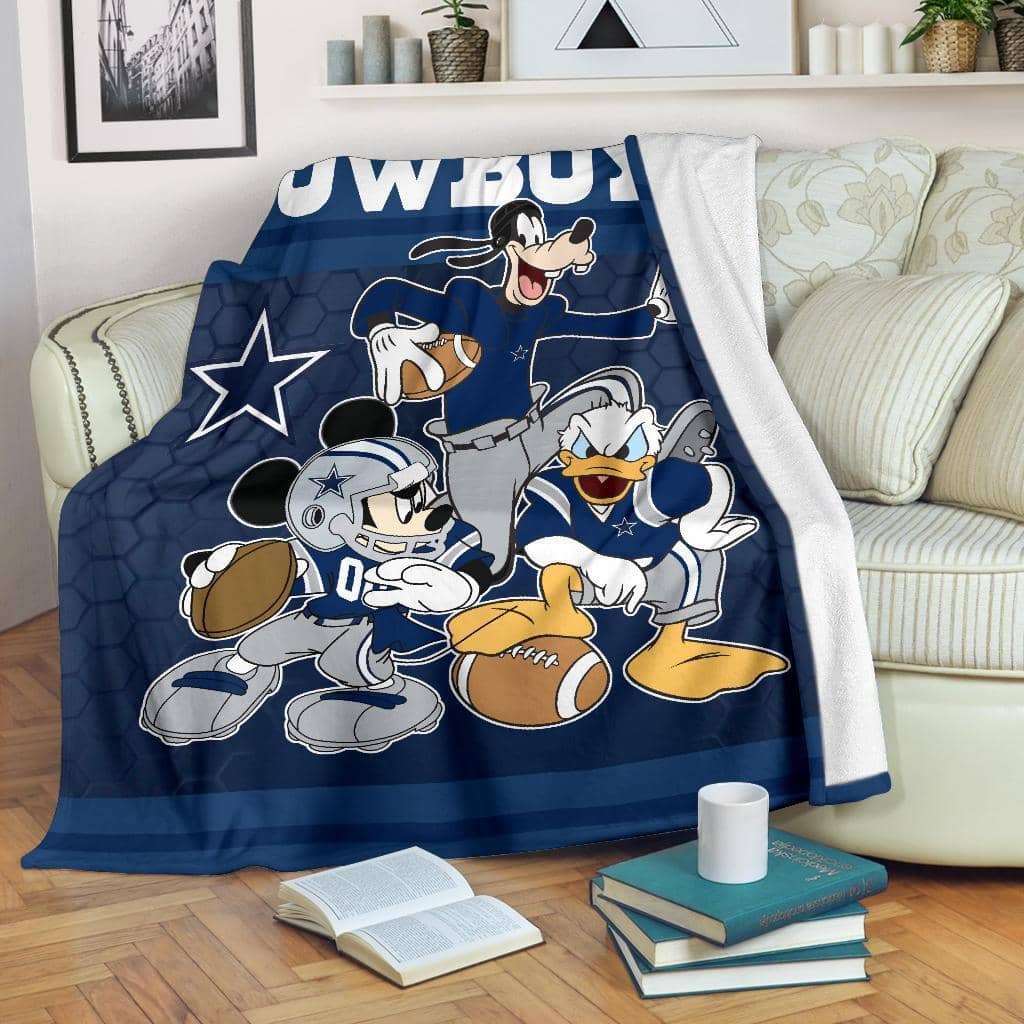 Amazon Best Seller Disney Cowboys Team Football Fleece Blanket