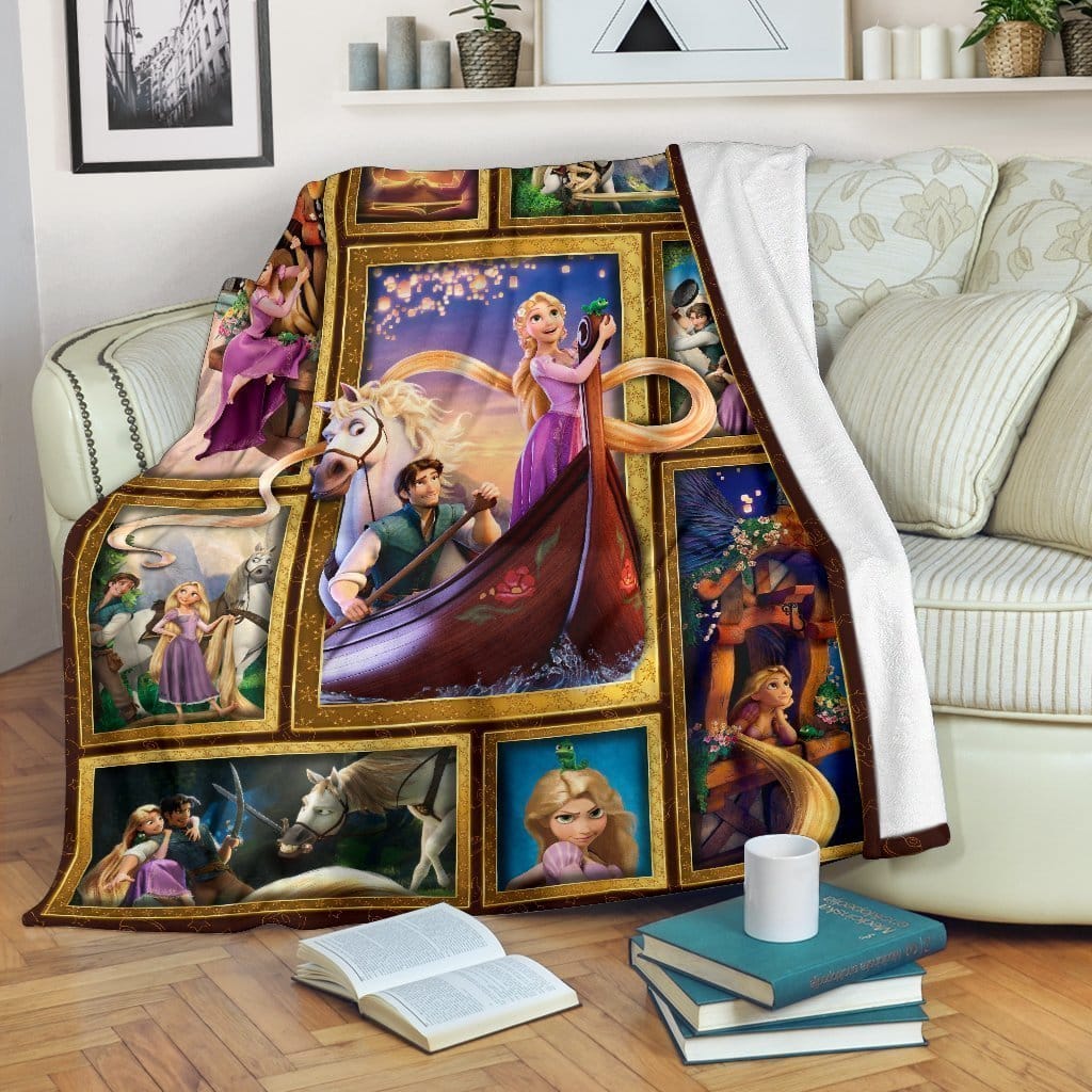 Amazon Best Seller Disney Princess Rapunzel Funny Fleece Blanket