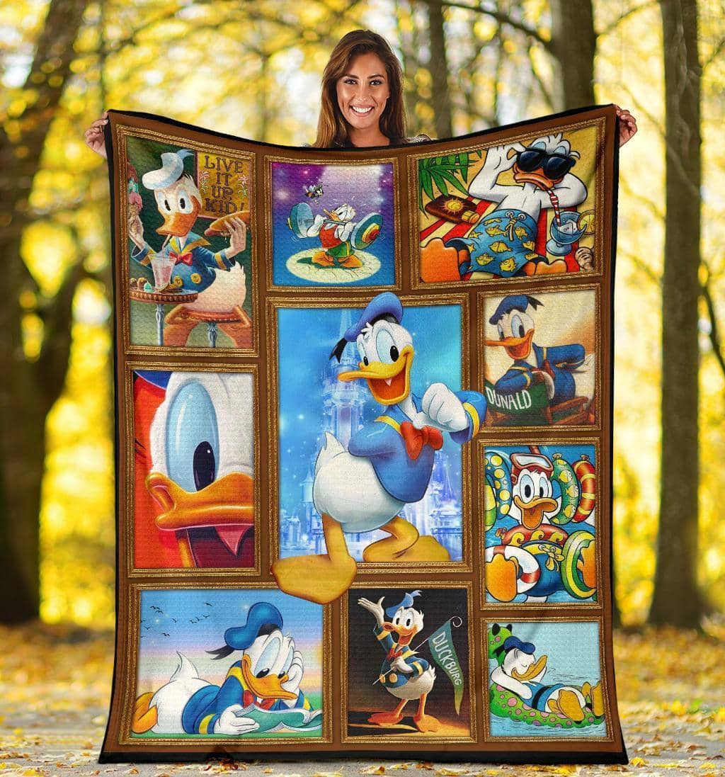 Amazon Best Seller Donald Duck Funny Disney Fleece Blanket
