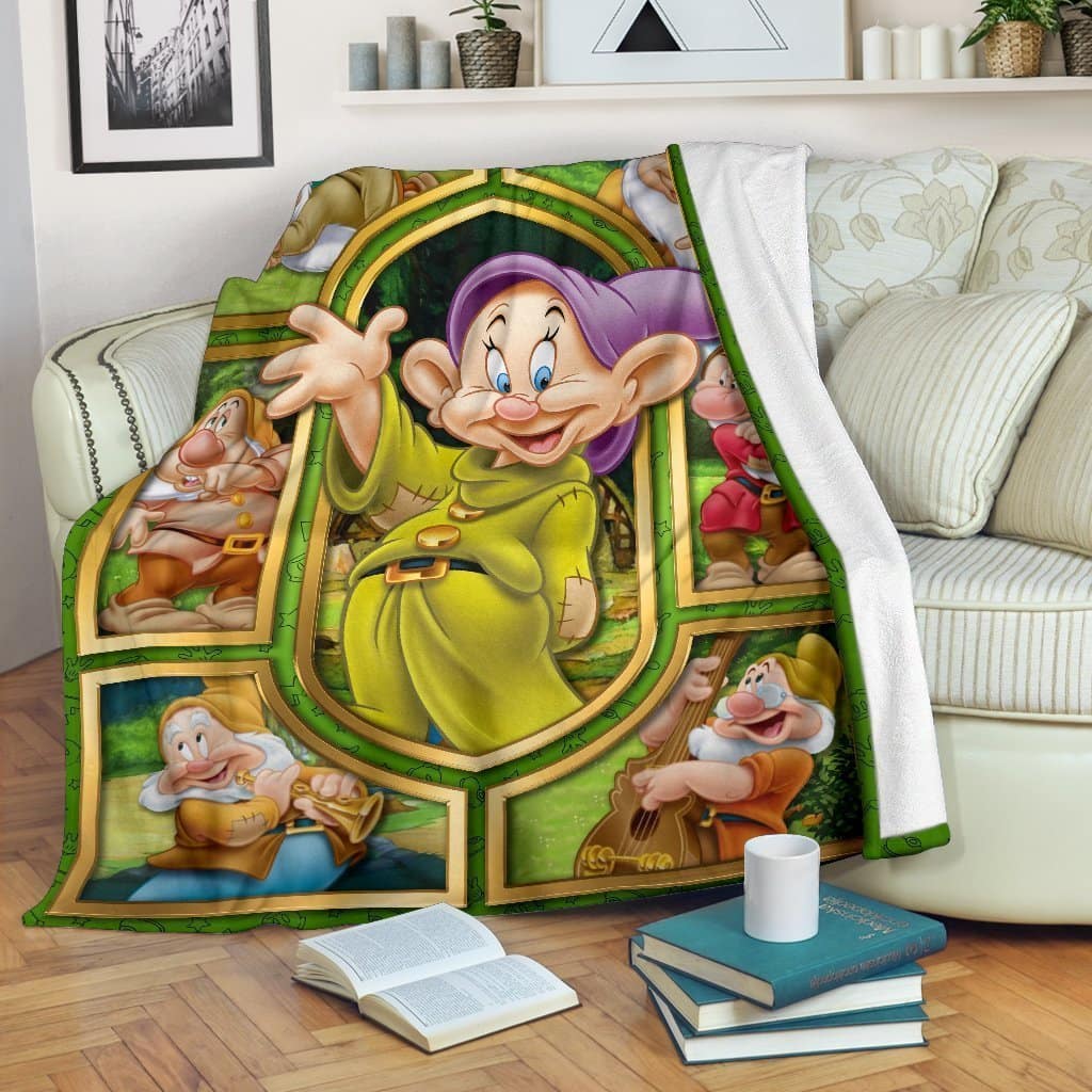 Amazon Best Seller Dopey Dwarf Funny Disney Fleece Blanket