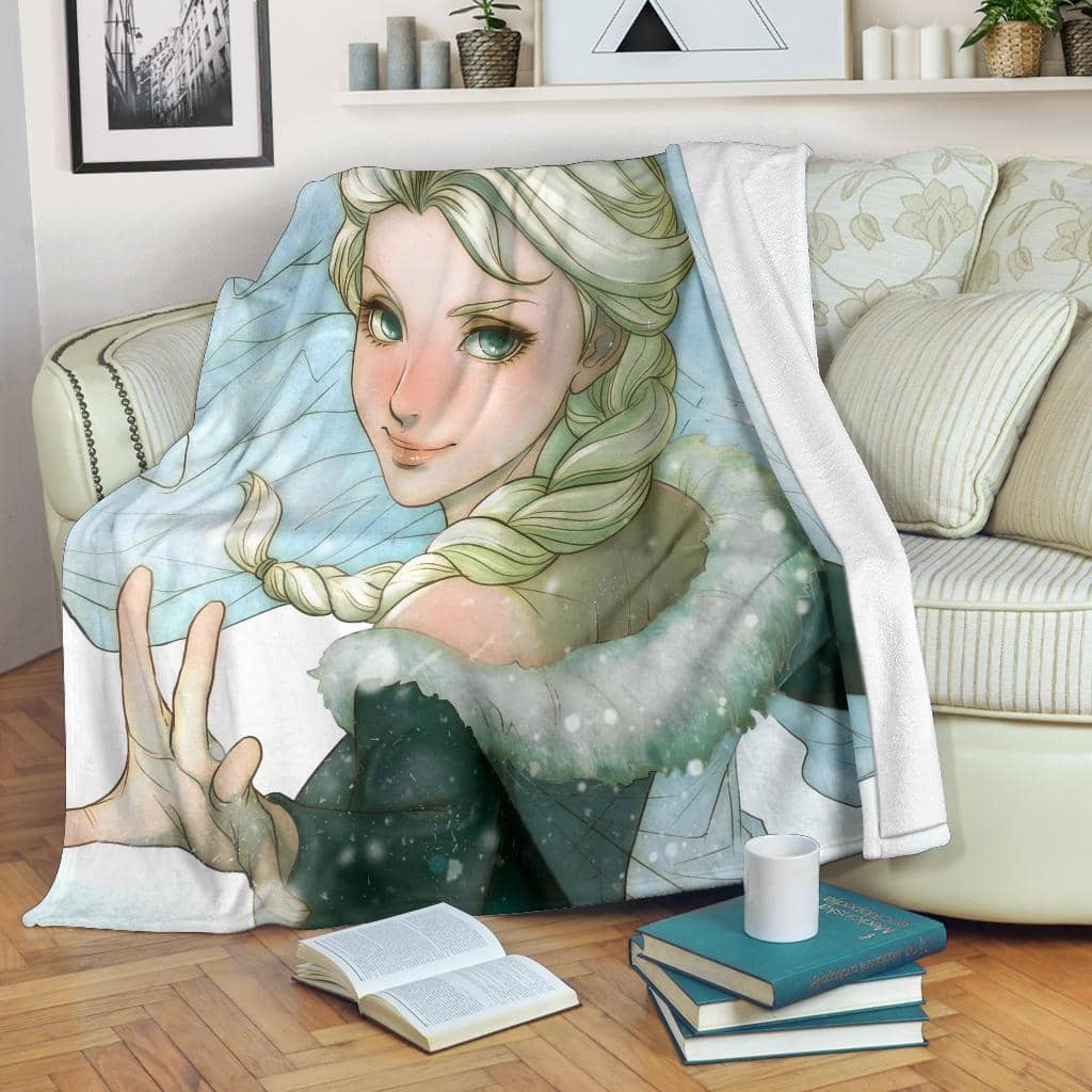 Amazon Best Seller Elsa Premium Blanket Fleece Blanket