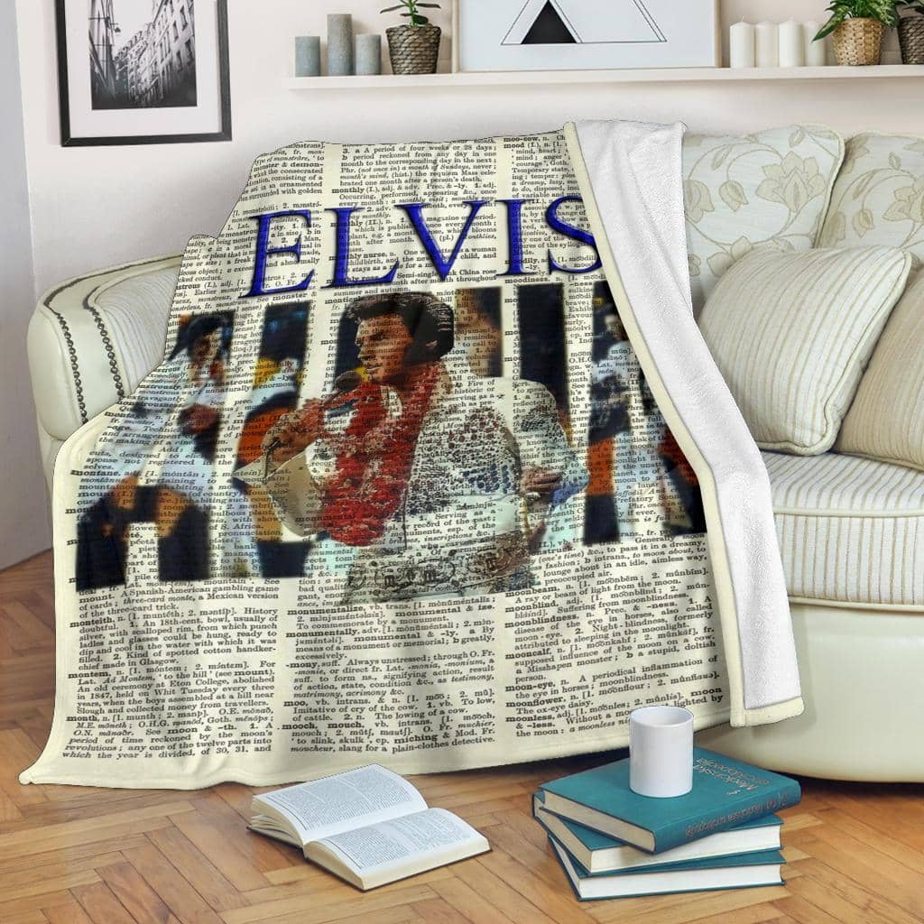 Amazon Best Seller Elvis Presley Fleece Blanket