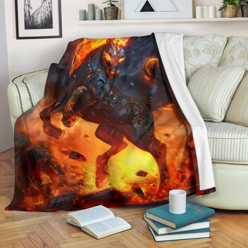 Amazon Best Seller Ember Nebula Mount Rift Gamer Fleece Blanket