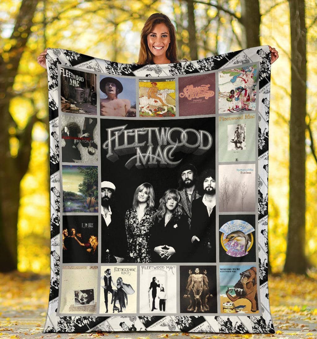 Amazon Best Seller Fleetwood Mac Music Fleece Blanket