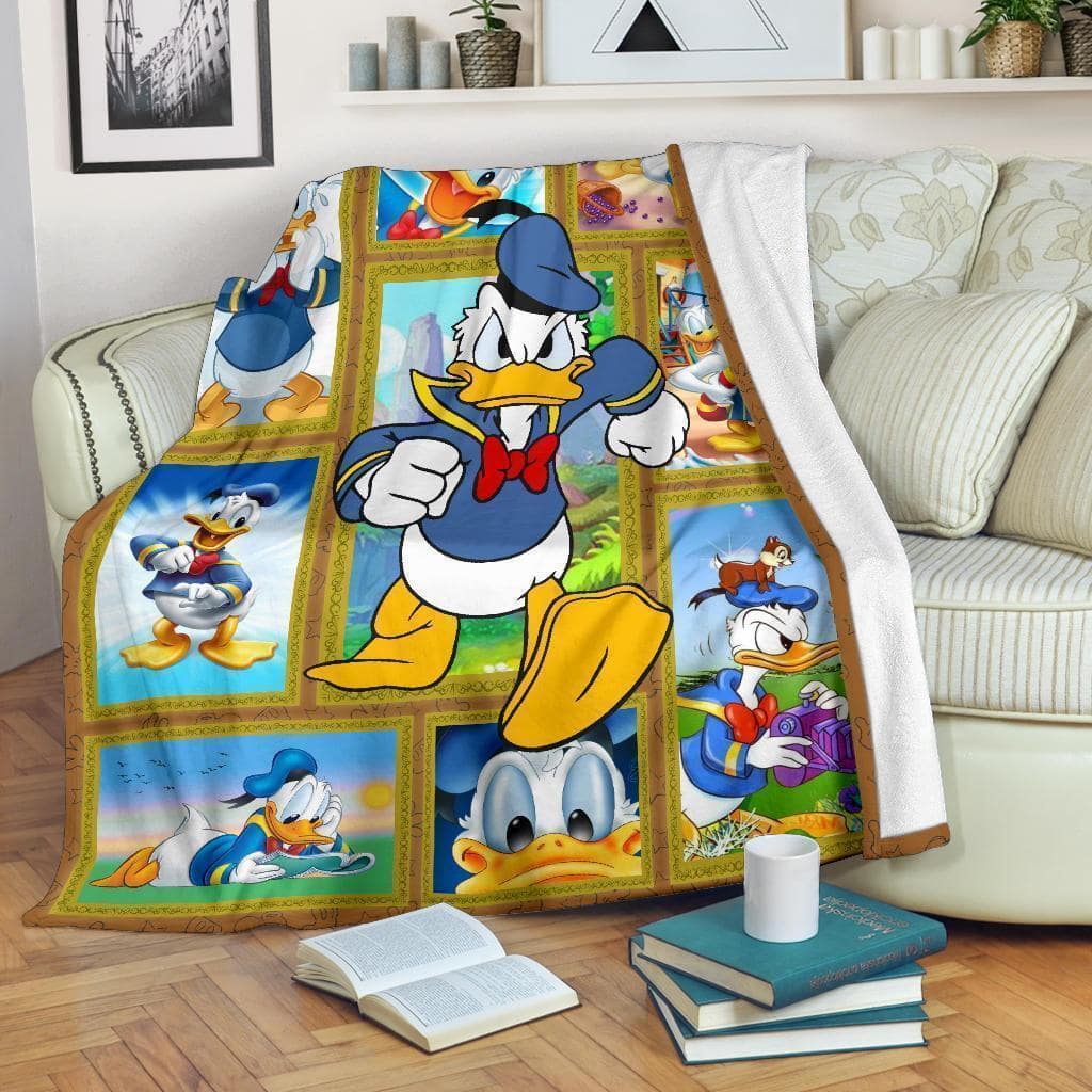 Amazon Best Seller Funny Donald Duck Fleece Blanket