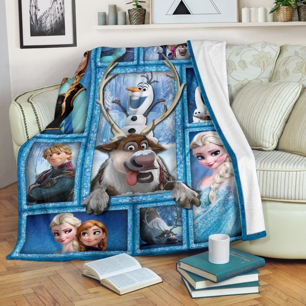 Amazon Best Seller Funny Frozen Idea Fleece Blanket