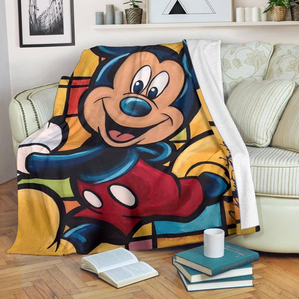 Amazon Best Seller Graphic Art Mickey Mouse Disney08 Fleece Blanket