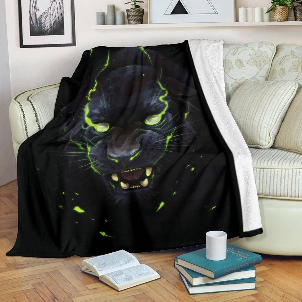 Amazon Best Seller Graphic Black Panther Fleece Blanket