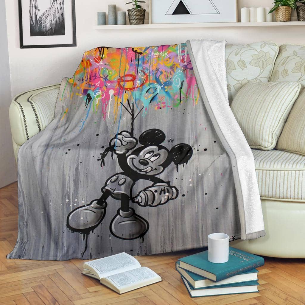 Amazon Best Seller Graphic Mickey Disney Fleece Blanket