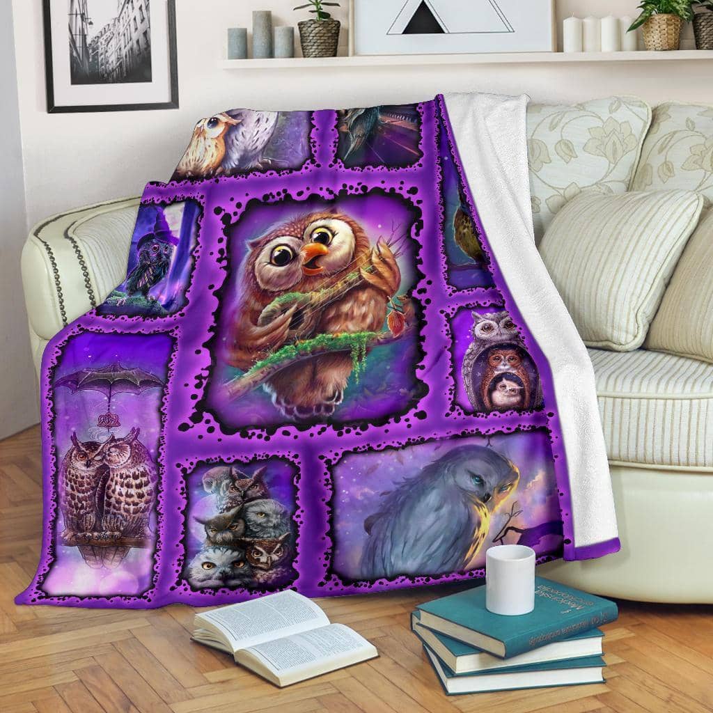 Amazon Best Seller Graphic Owl Owl Lover Fleece Blanket