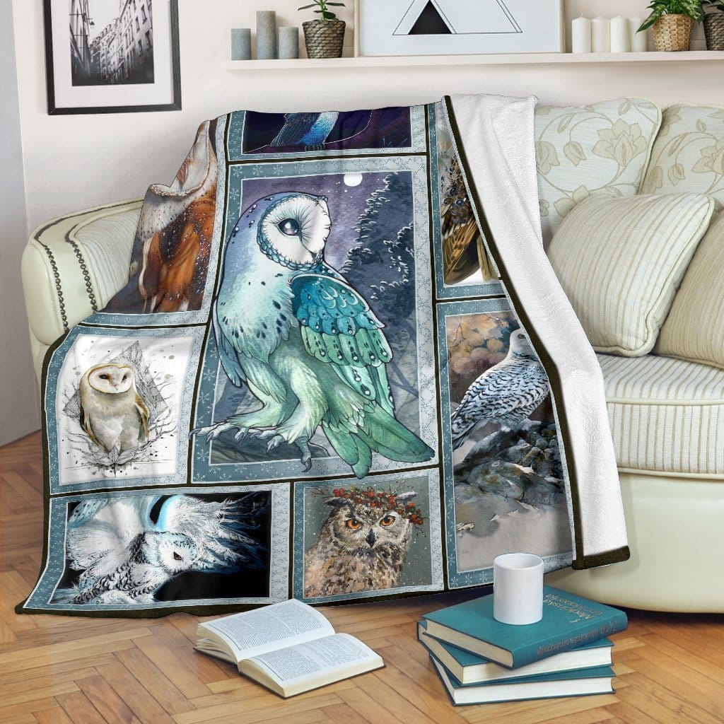 Amazon Best Seller Graphic Owls Owl Lover Fleece Blanket