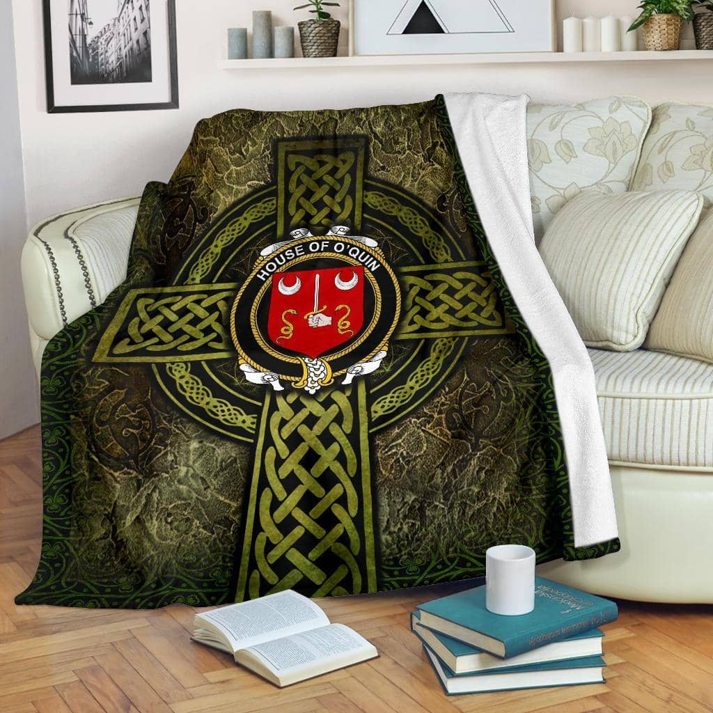Amazon Best Seller House Of O Quin (thomond) Celtic Knott Fleece Blanket