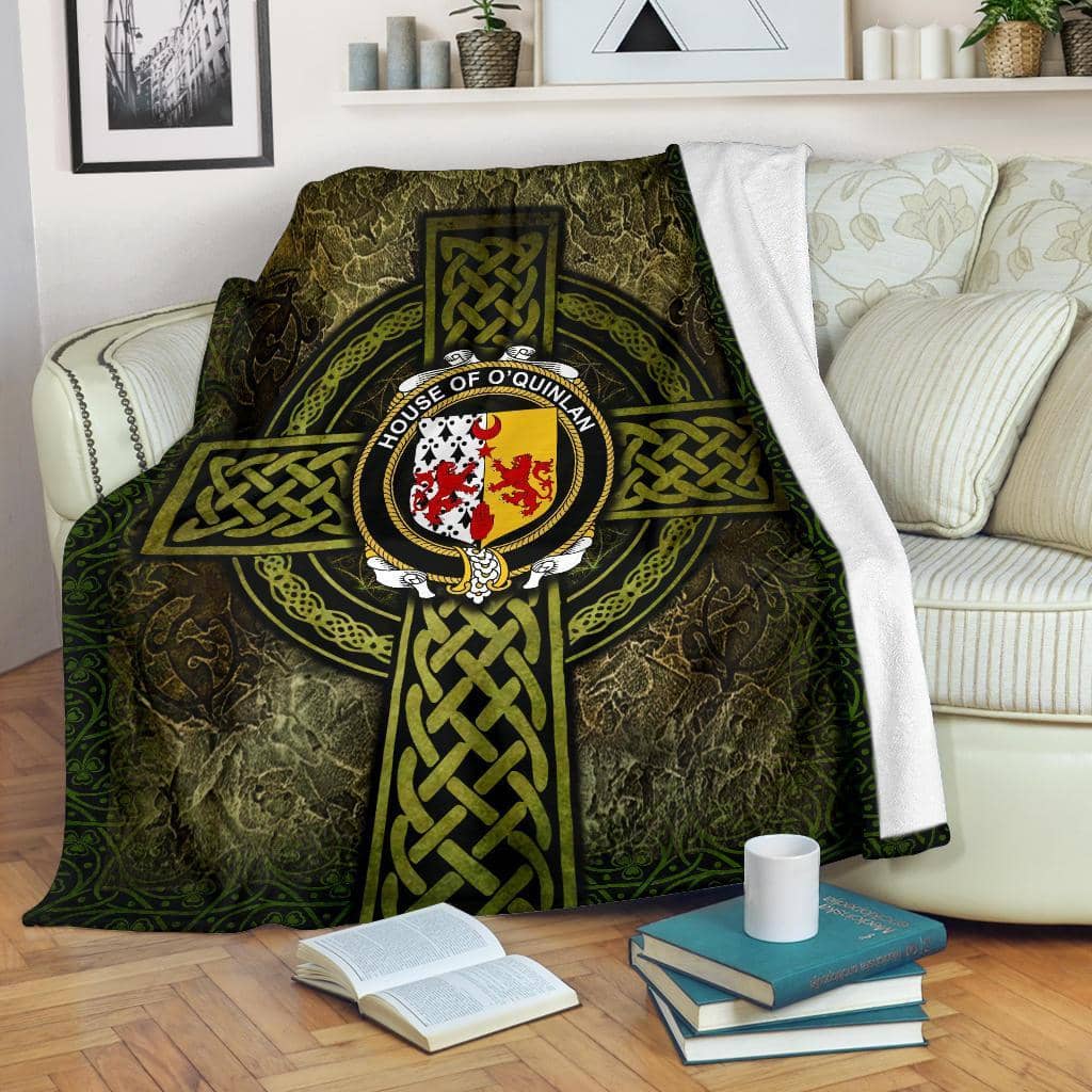 Amazon Best Seller House Of O Quinlan Celtic Knott Fleece Blanket