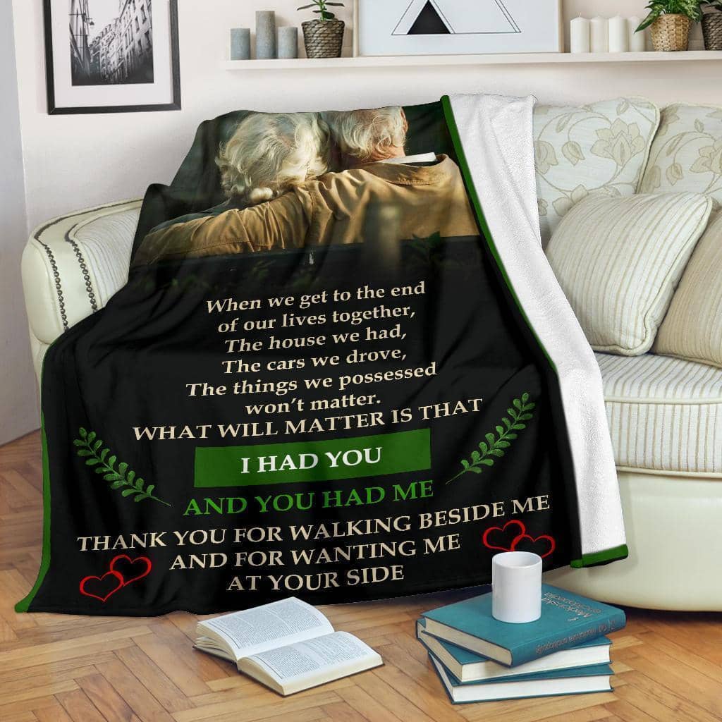 Amazon Best Seller I Had You And You Had Me Weeding Anniversary Fleece Blanket