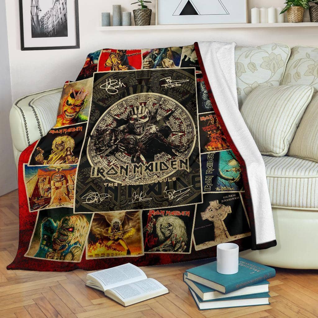 Amazon Best Seller Iron Maiden Rock Band Idea Fleece Blanket