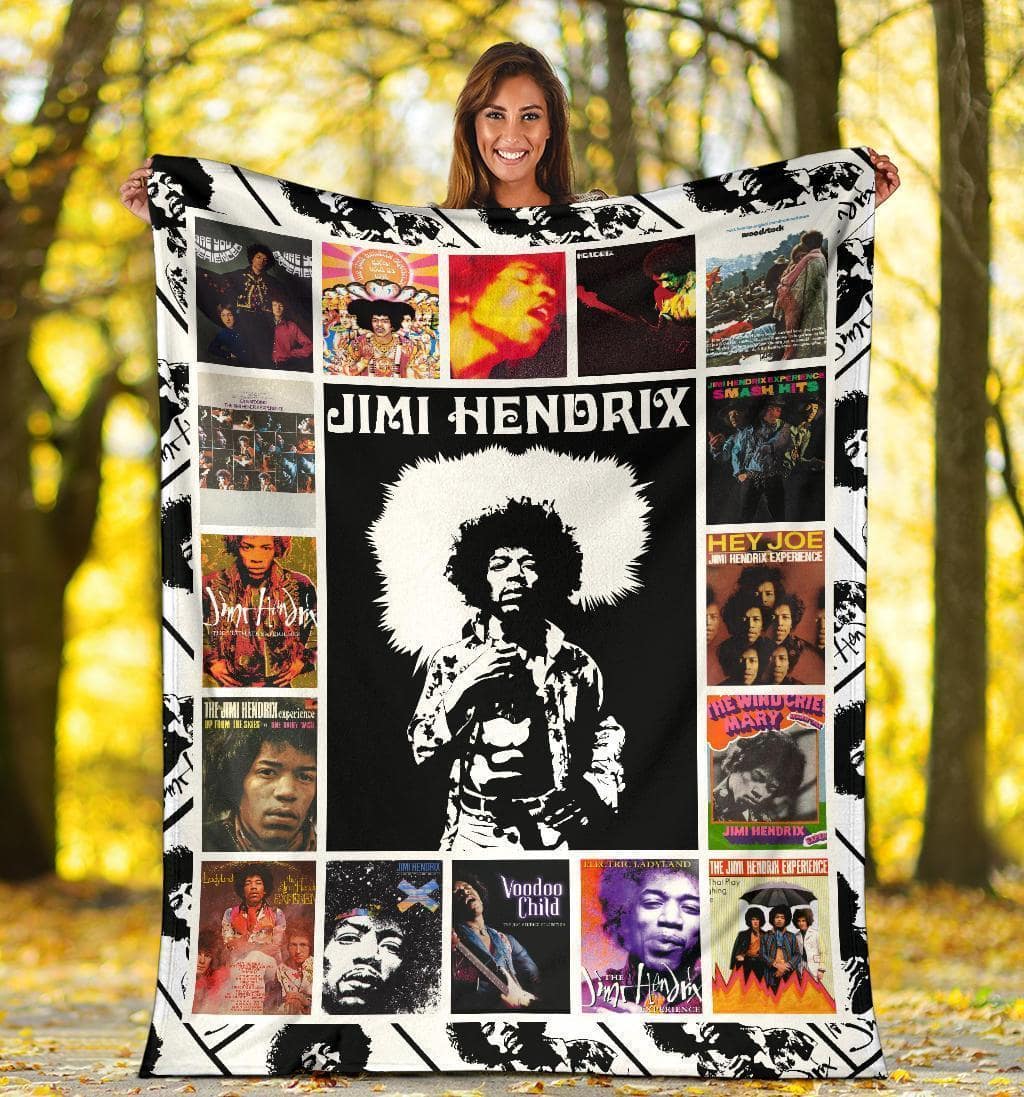 Amazon Best Seller Jimi Hendrix Music Fleece Blanket