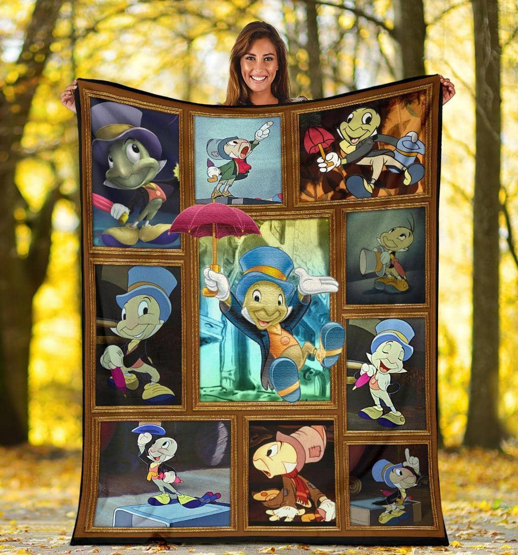 Amazon Best Seller Jiminy Cricket Cartoon Fleece Blanket