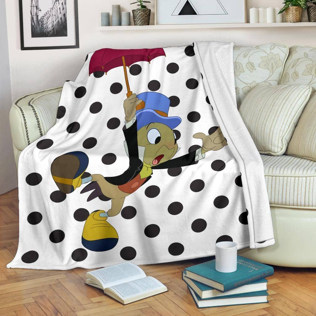 Amazon Best Seller Jiminy Cricket Fleece Blanket