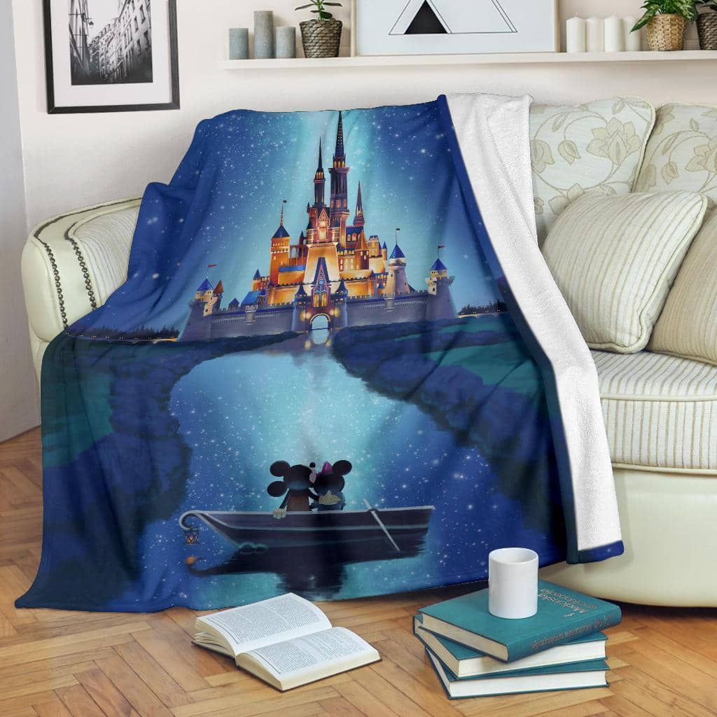 Amazon Best Seller Journey To Castle Mickey And Minnie Fleece Blanket