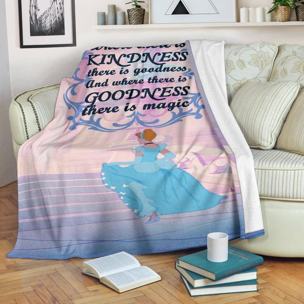 Amazon Best Seller Kindness &Amp; Goodness Cinderella Fleece Blanket