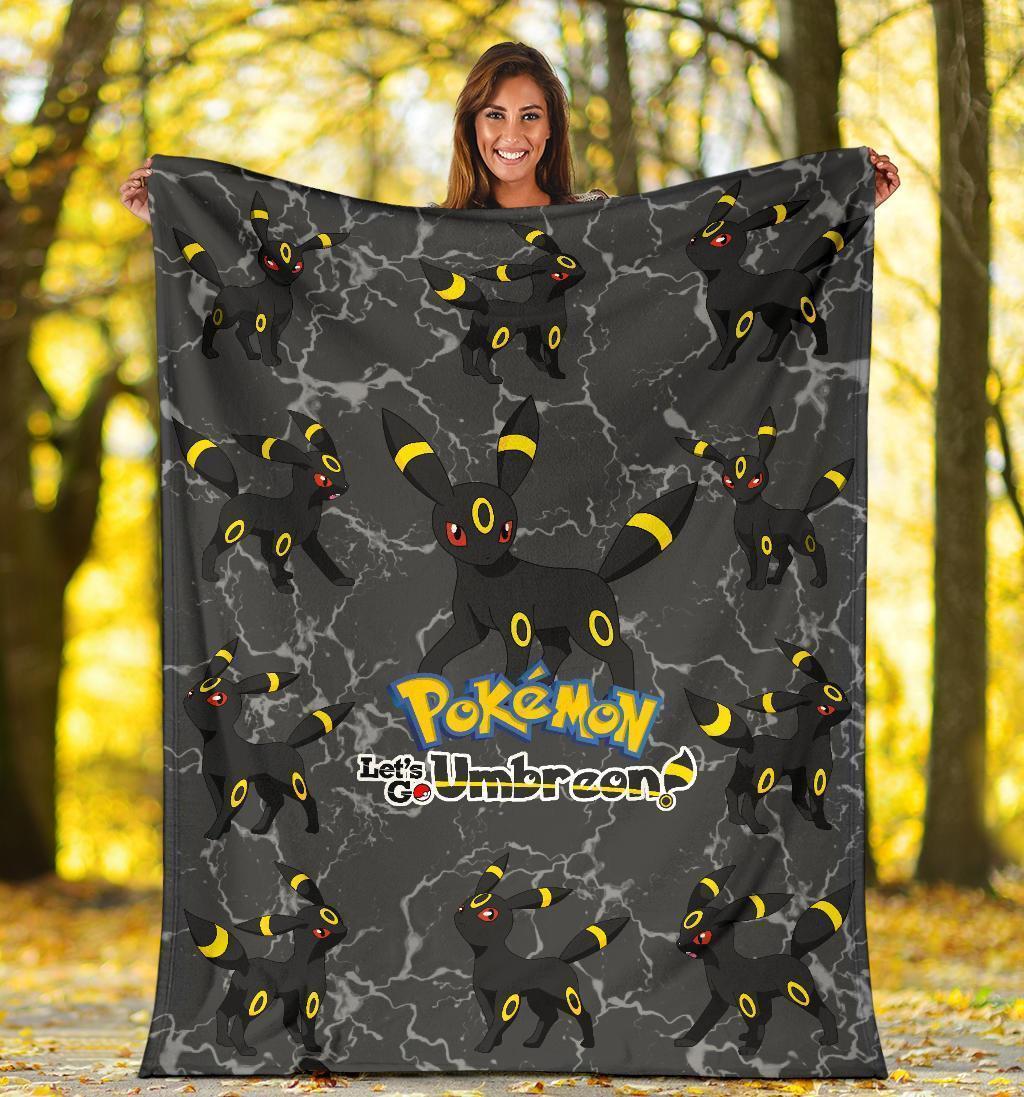 Amazon Best Seller Let'S Go Umbreon Pokemon Fleece Blanket