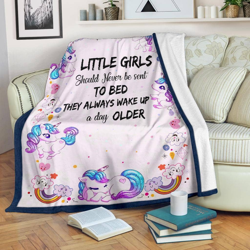 Amazon Best Seller Little Girls Unicorn Unicorn Lover Fleece Blanket