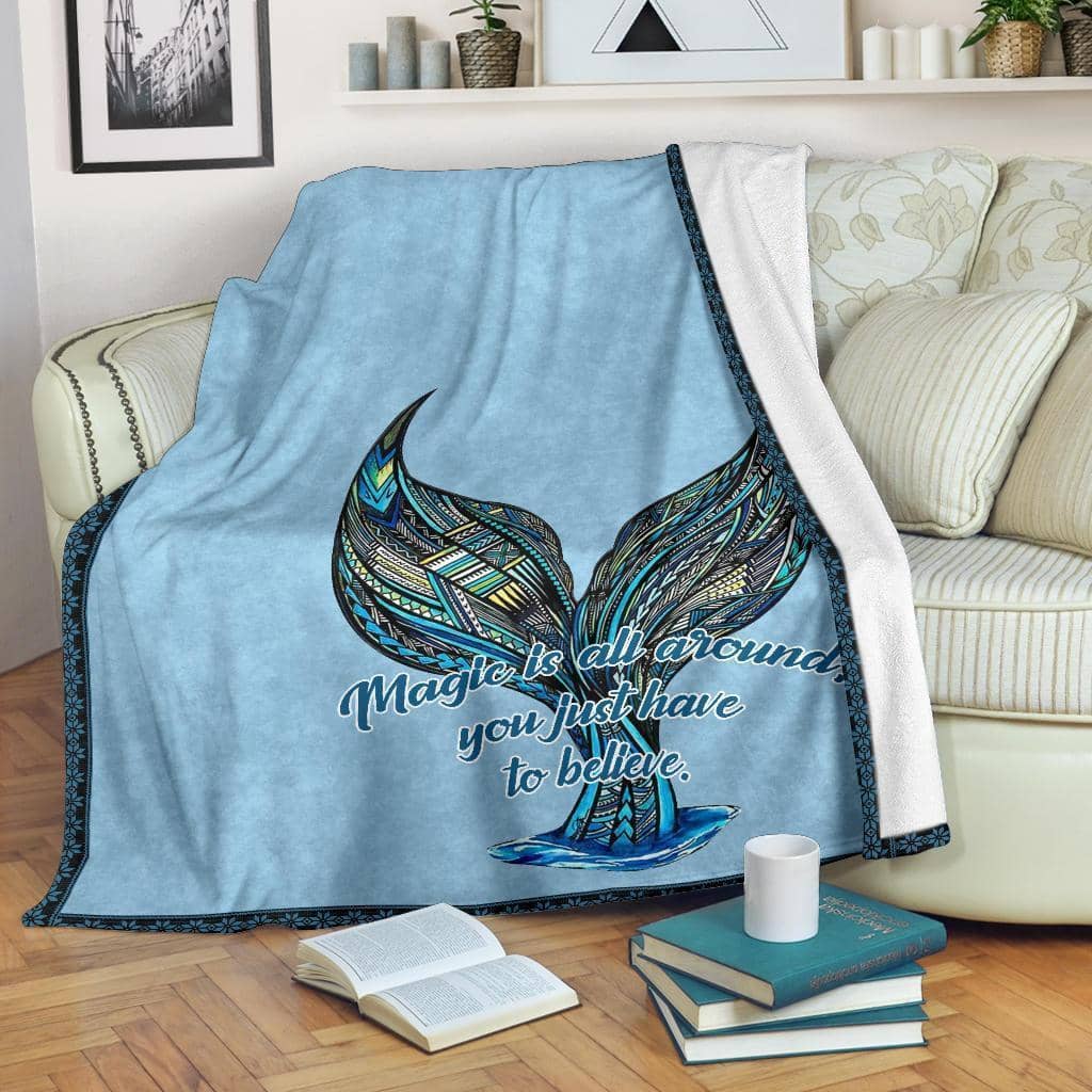 Amazon Best Seller Mermaid Tail Mermaid Lover Fleece Blanket