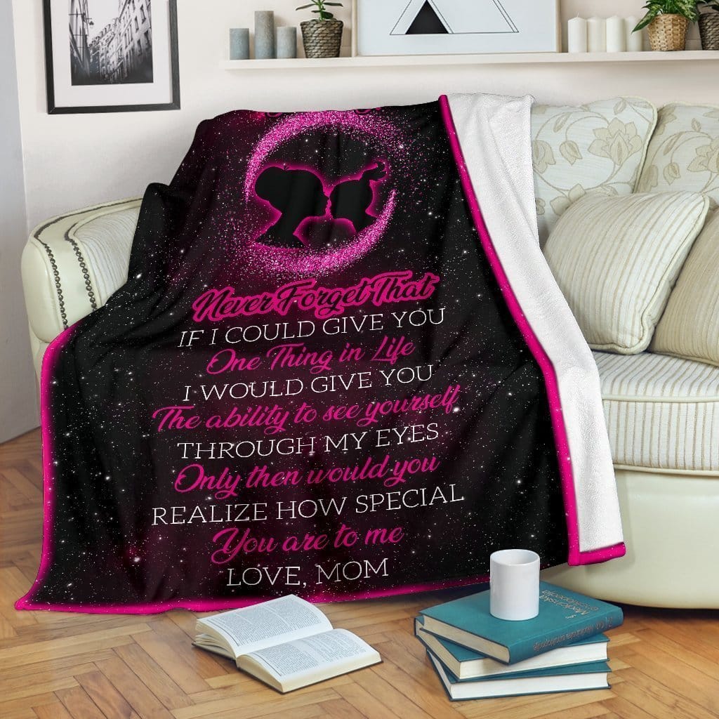 Amazon Best Seller To My Daughter You Are Special From Mom Fleece Blanket