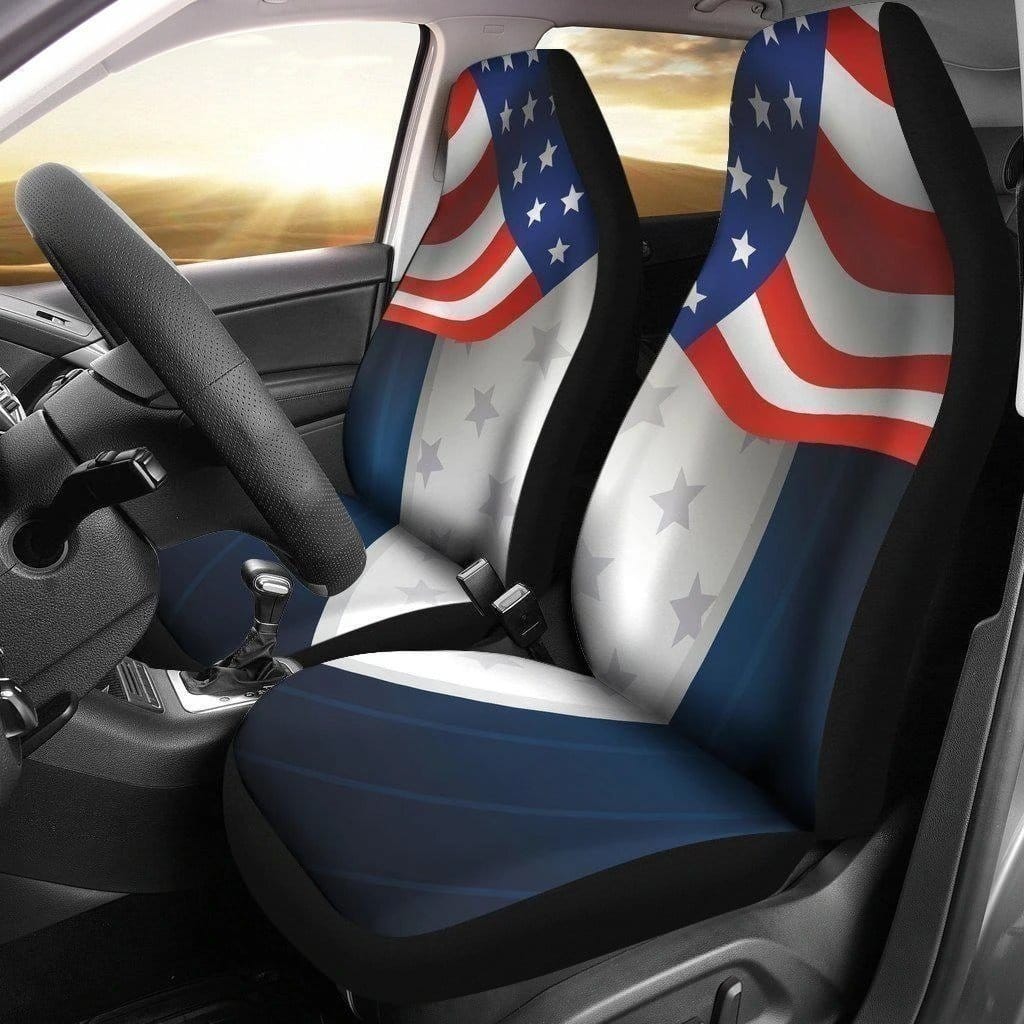 American Flag For Fan Gift Sku 2711 Car Seat Covers