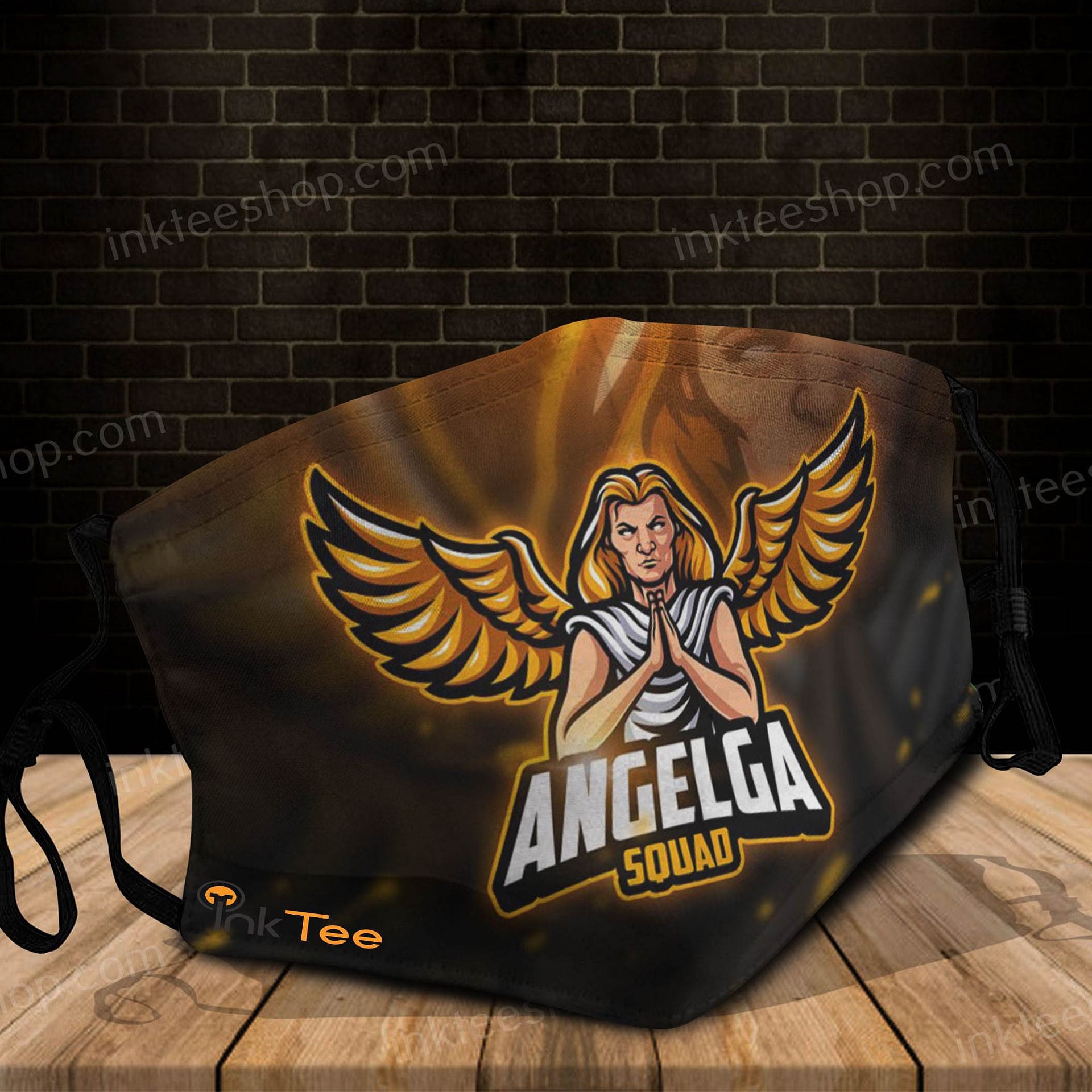 Angelgaa Mascot For Esports Fans Logo Face Mask
