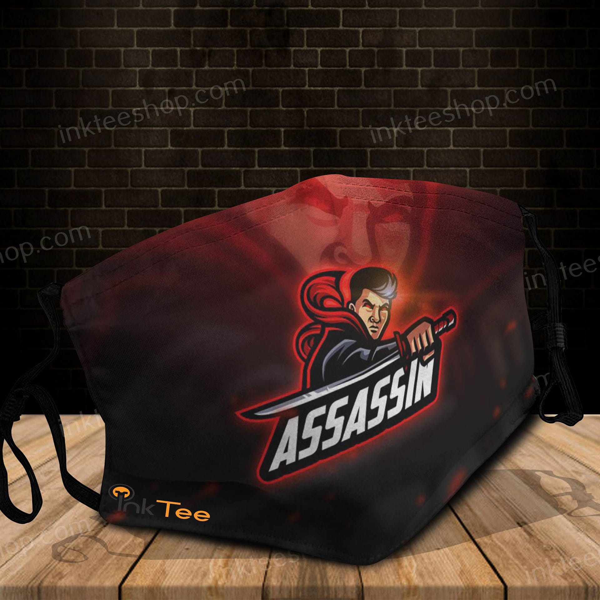 Assassin Mascot For Esports Fans Logo Limited Face Mask