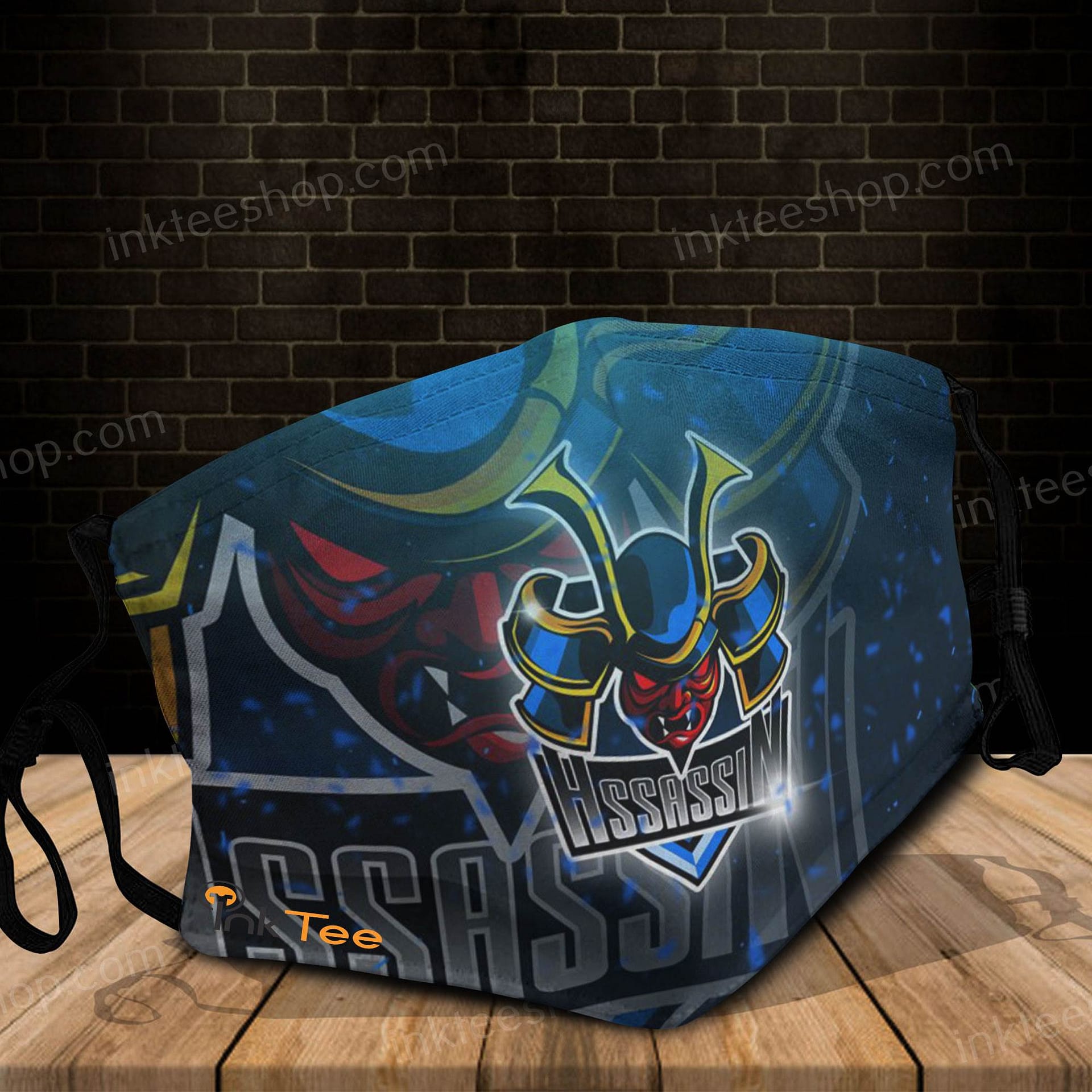 Assassinn Mascot For Esports Fans Logo Face Mask
