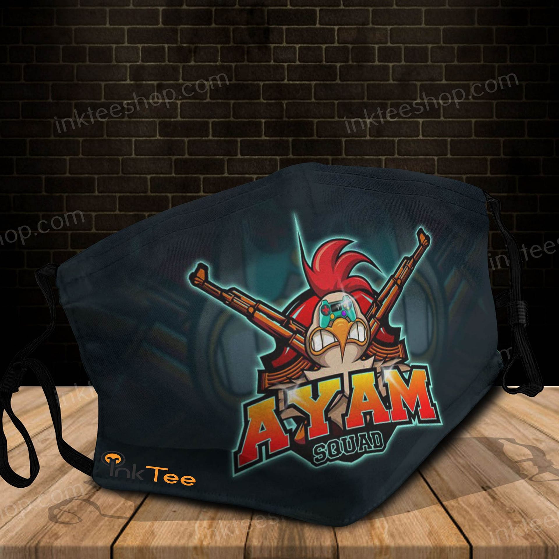 Ayam Mascot For Esports Fans Logo Face Mask