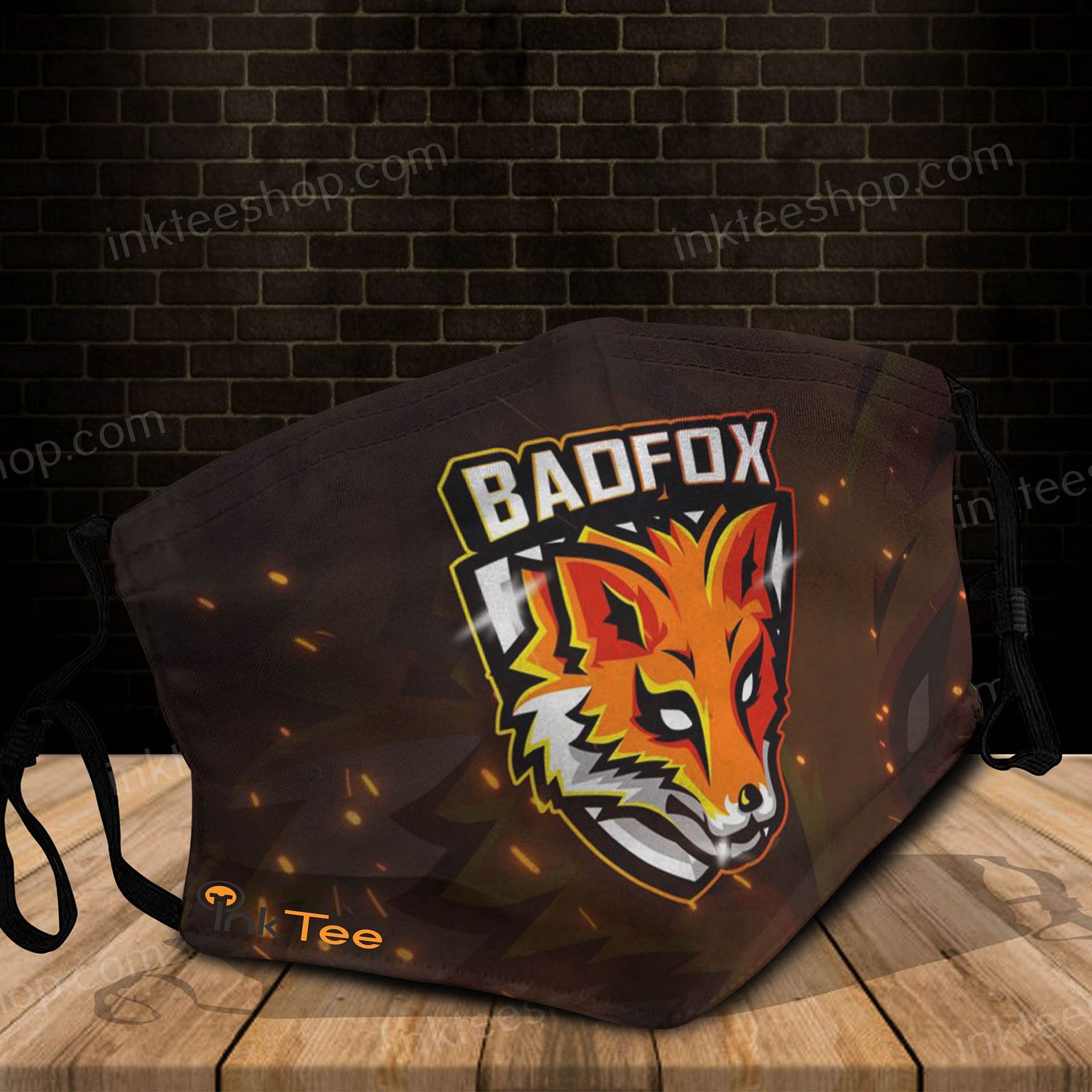 Badfox  Mascot For Esports Fanss Logo Face Mask