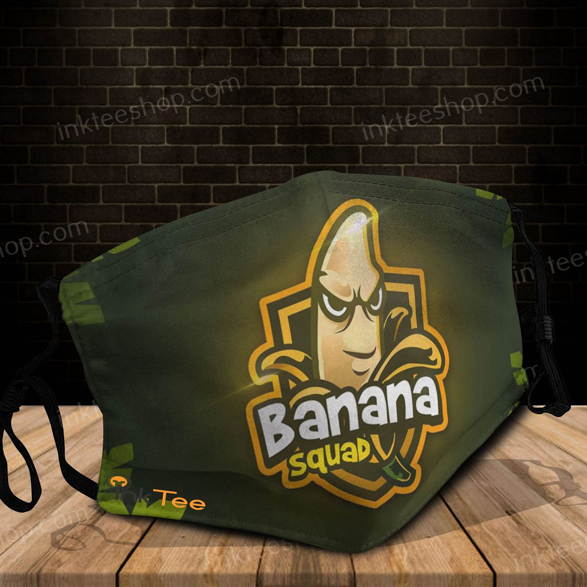 Banana Squad Mascot For Esports Fans Logo Face Mask