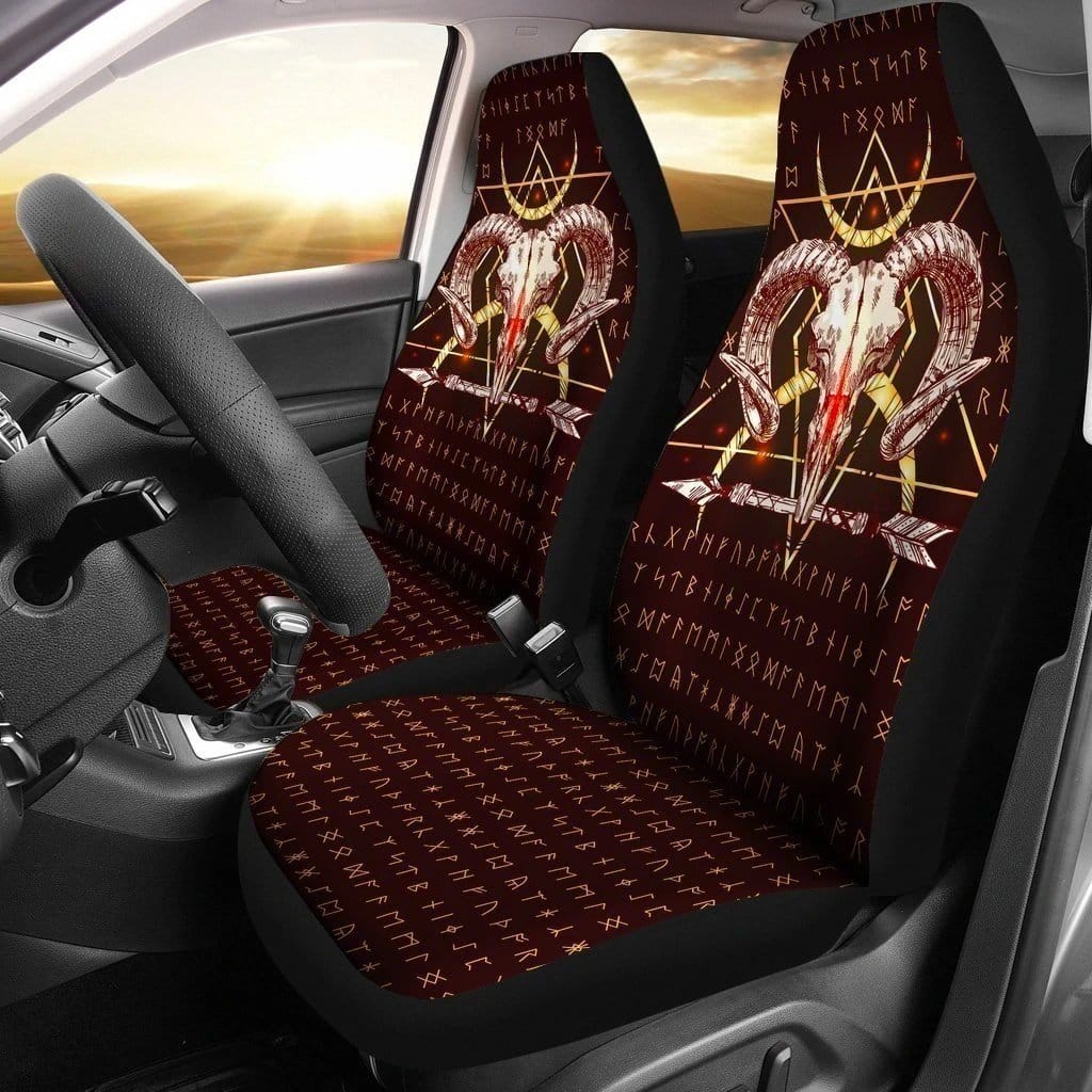 Baphomet Skull For Fan Gift Sku 2127 Car Seat Covers