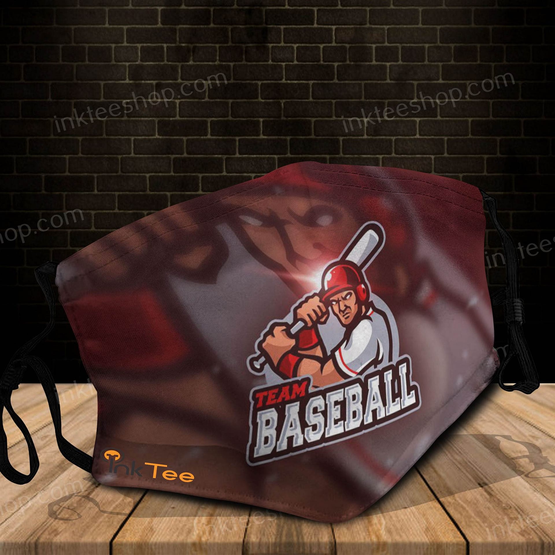 Baseball Teamm Mascot For Esports Fans Logo Face Mask