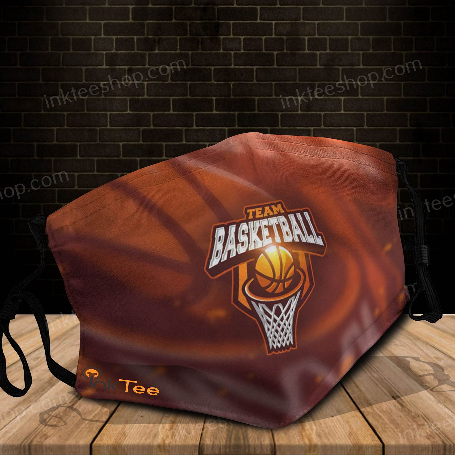 Basketball Mascot For Esports Fans Logo Face Mask