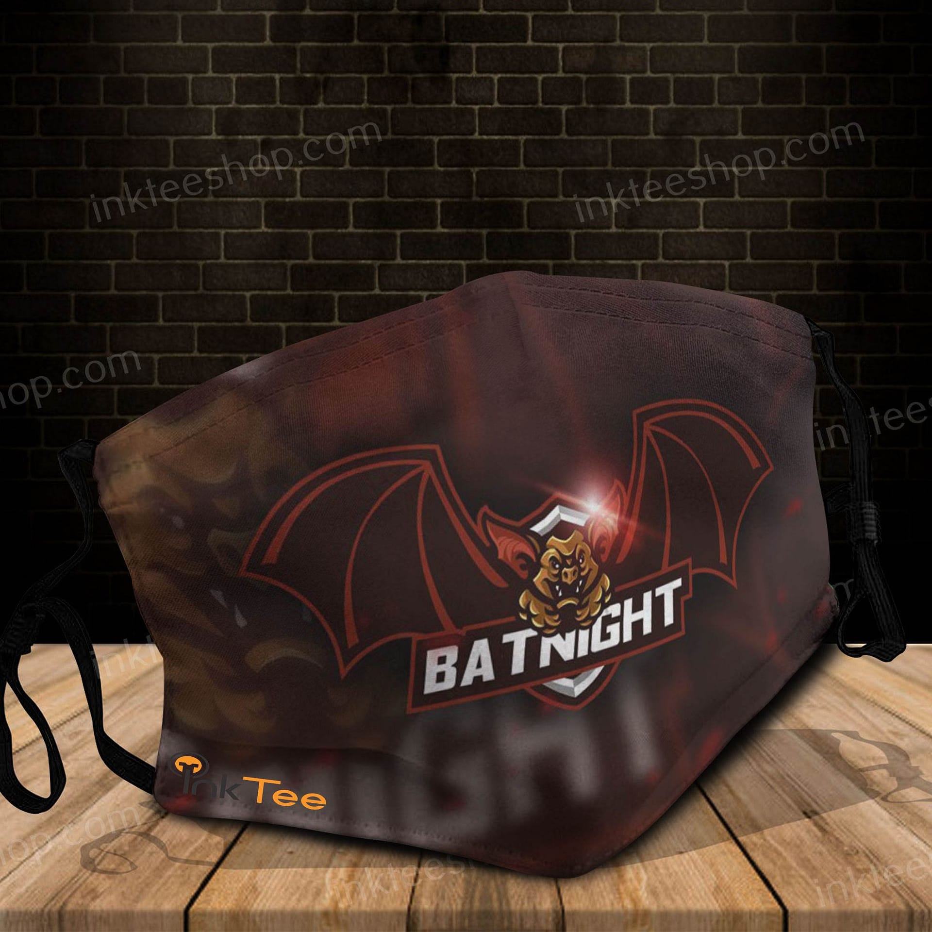 Bat Night Mascot For Esports Fans Logo Face Mask