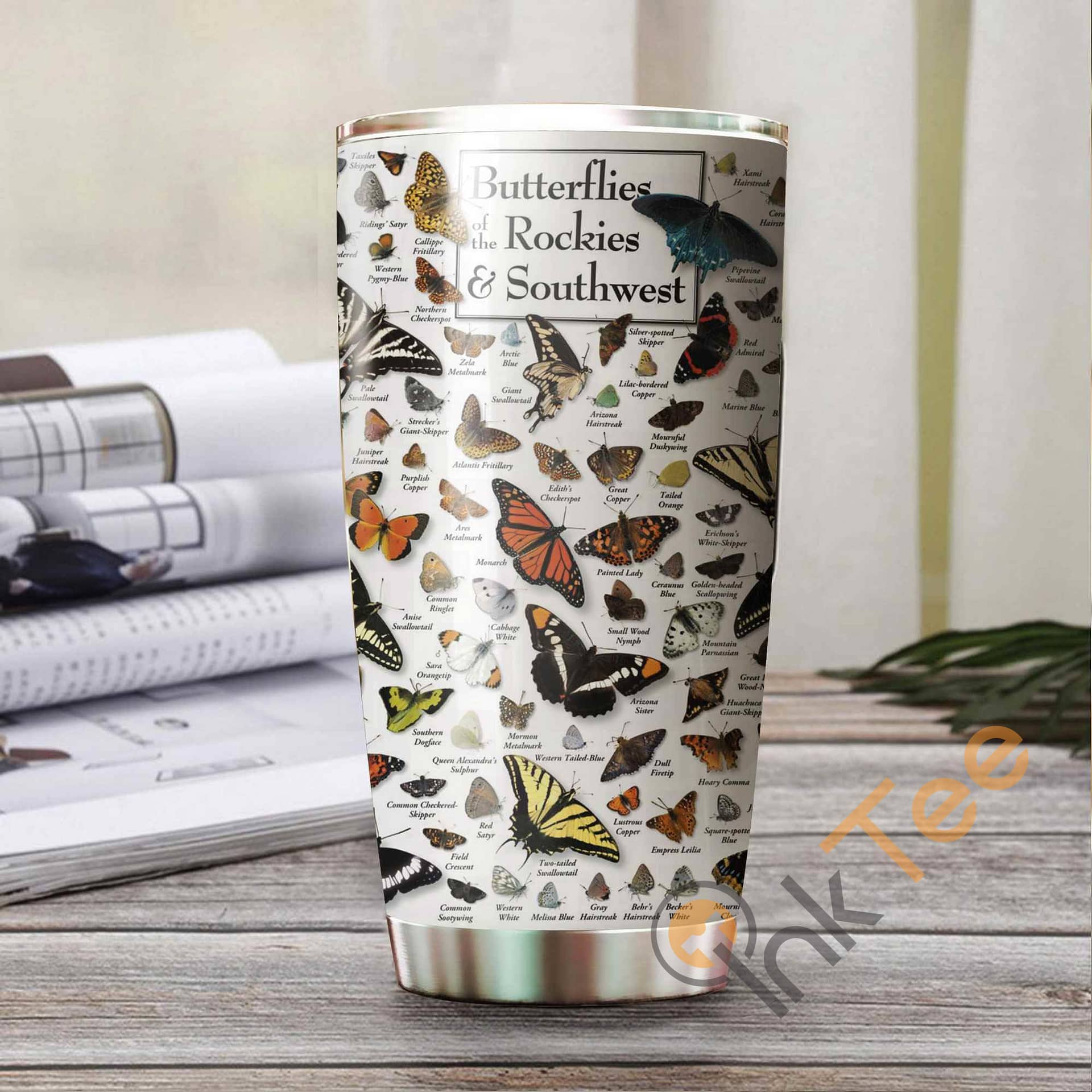 Beautiful Butterfly Amazon Best Seller Sku 3733 Stainless Steel Tumbler