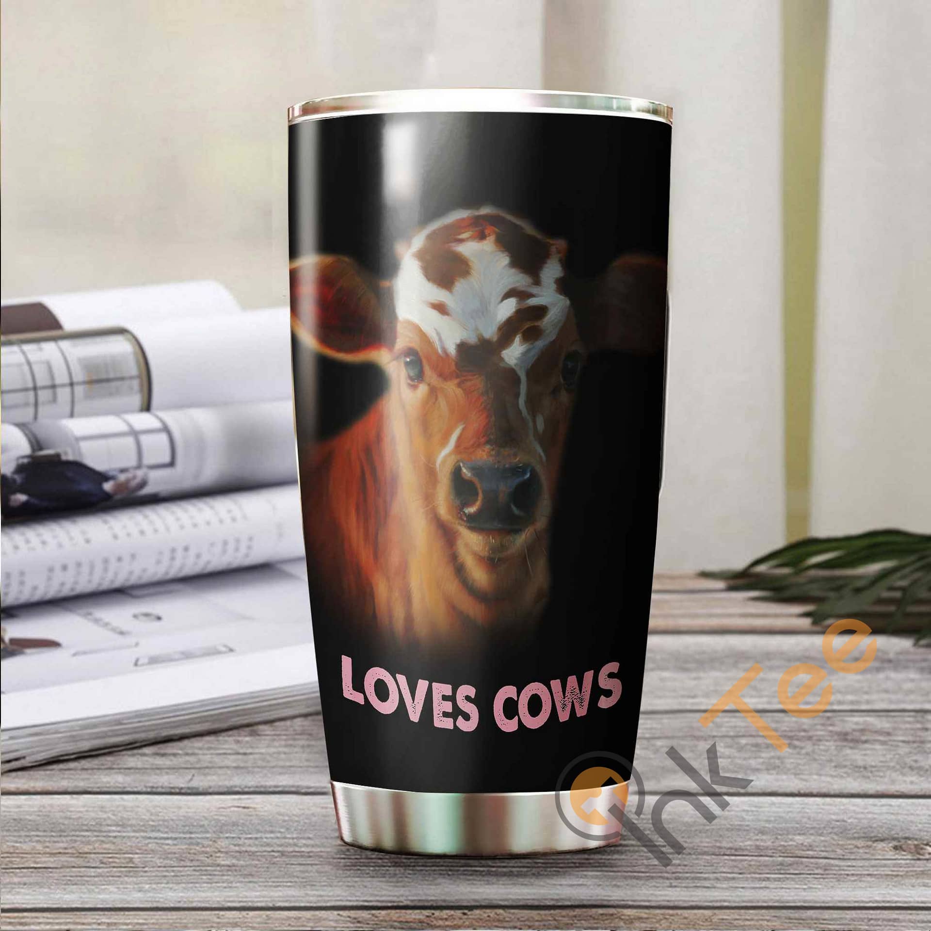 Beautiful Cow Amazon Best Seller Sku 3691 Stainless Steel Tumbler