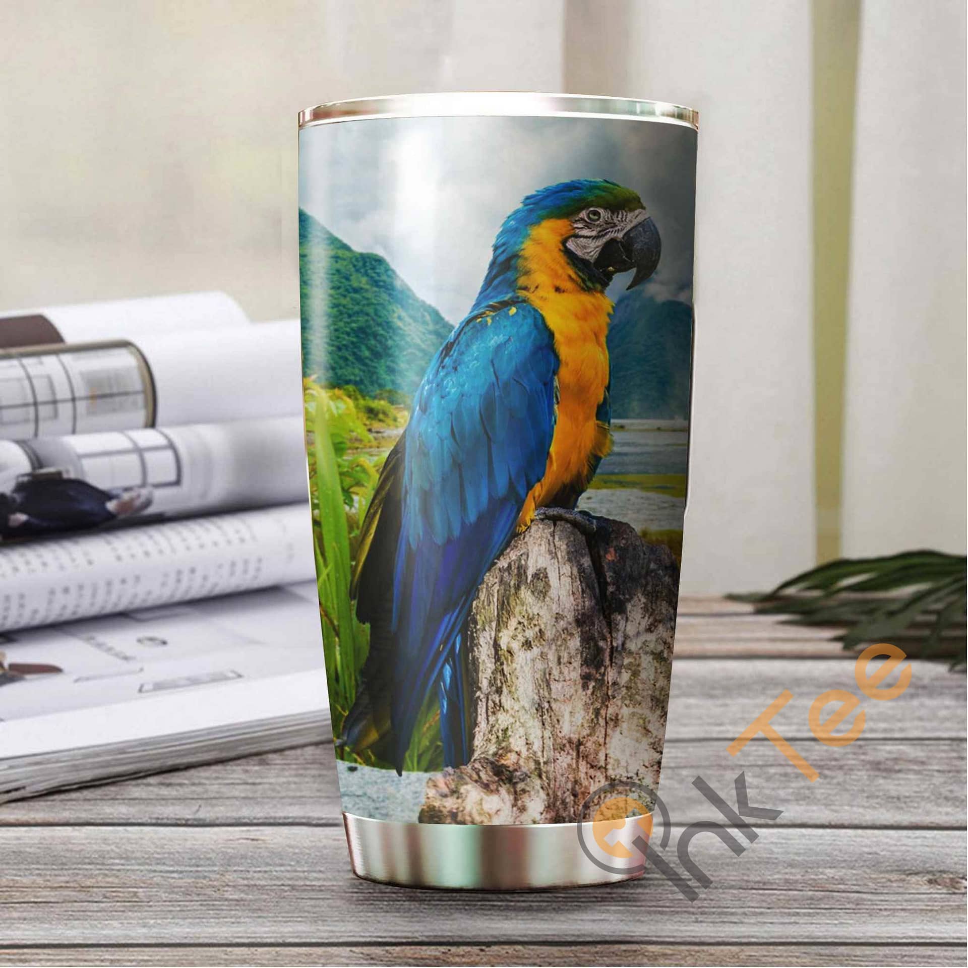 Beautiful Parrot Amazon Best Seller Sku 3241 Stainless Steel Tumbler