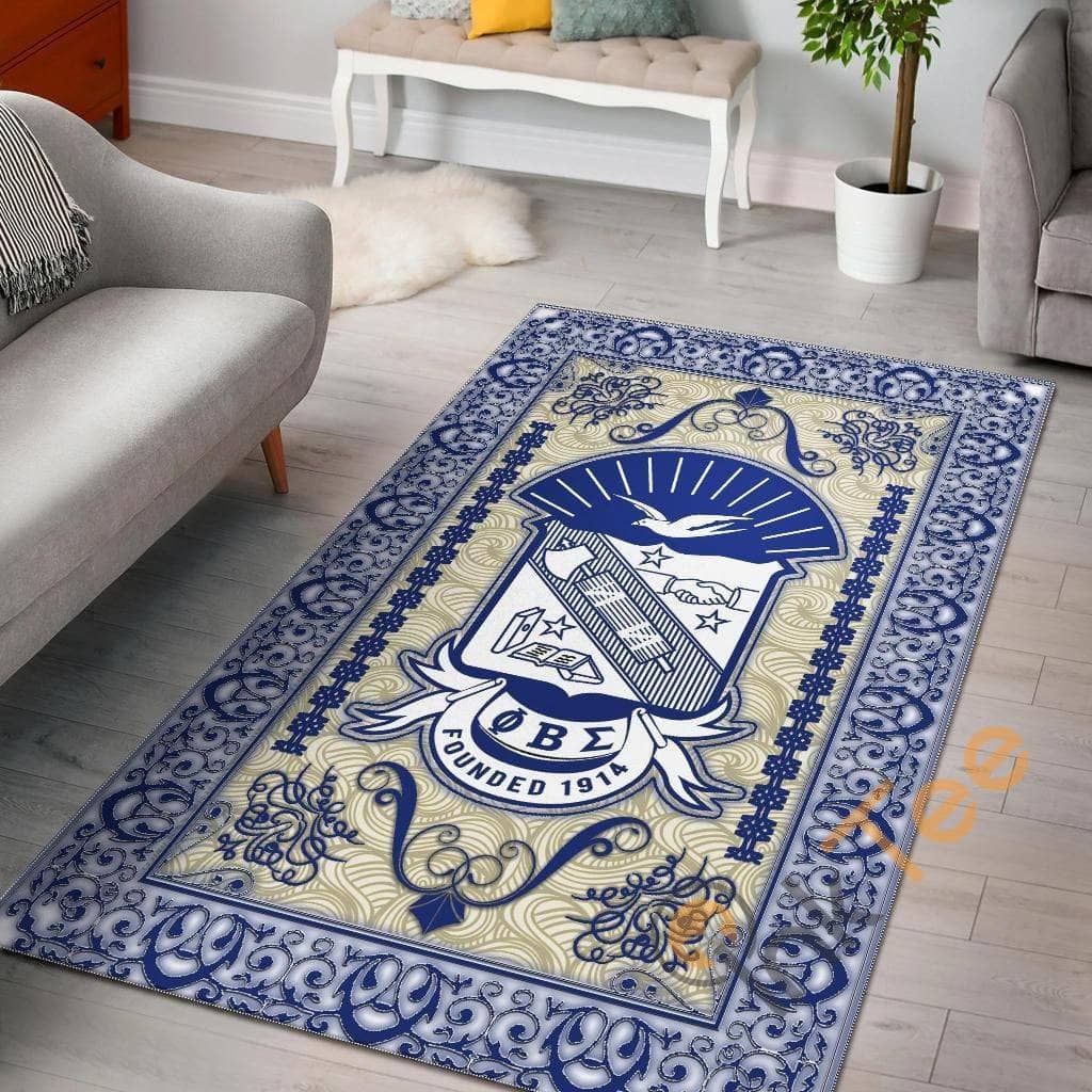 Beautiful Phi Beta Sigma Soft Livingroom Carpet Highlight For Home Rug