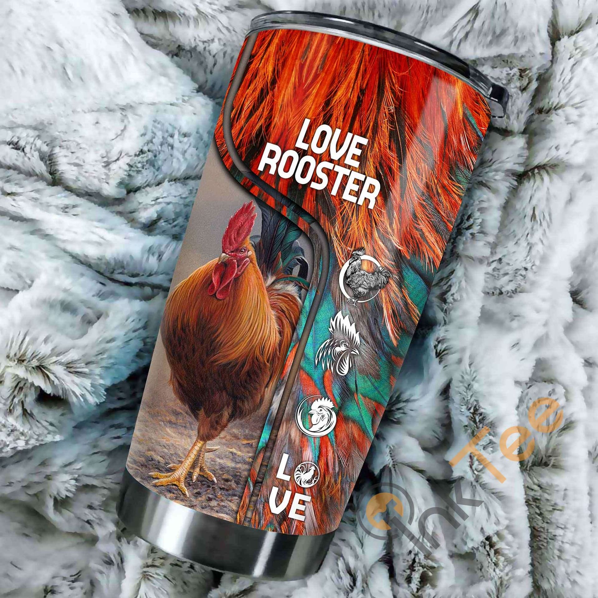 Beautiful Rooster Amazon Best Seller Sku 3318 Stainless Steel Tumbler