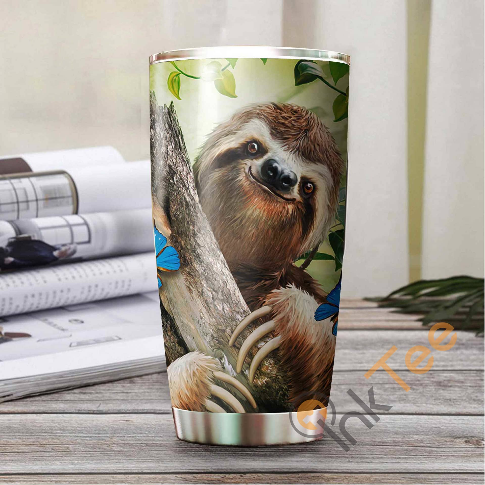 Beautiful Sloth Amazon Best Seller Sku 3251 Stainless Steel Tumbler